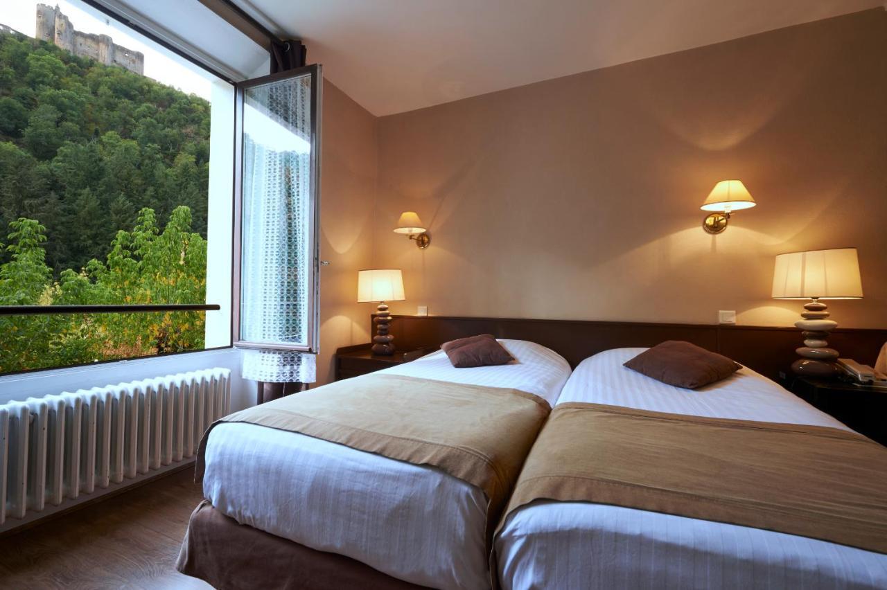 Logis Hotel Le Belle Rive Najac Kültér fotó