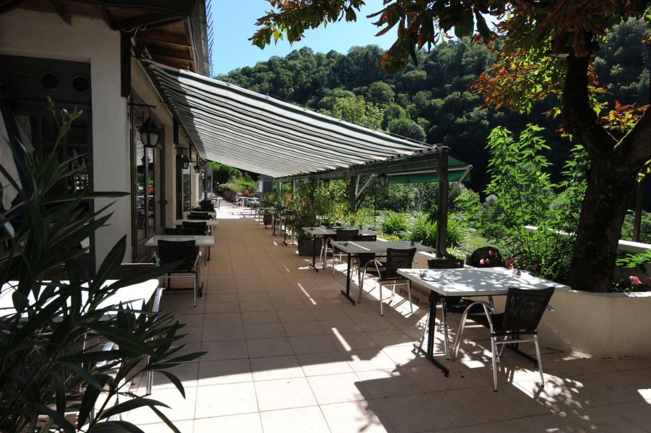 Logis Hotel Le Belle Rive Najac Kültér fotó