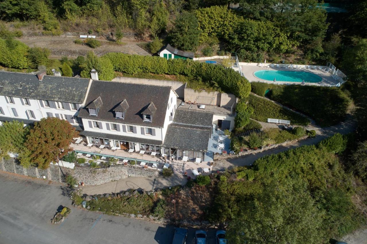 Logis Hotel Le Belle Rive Najac Kültér fotó