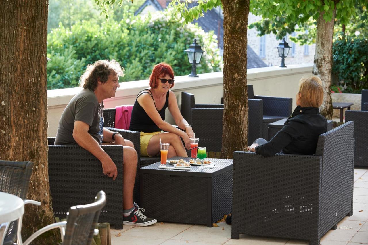 Logis Hotel Le Belle Rive Najac Kültér fotó